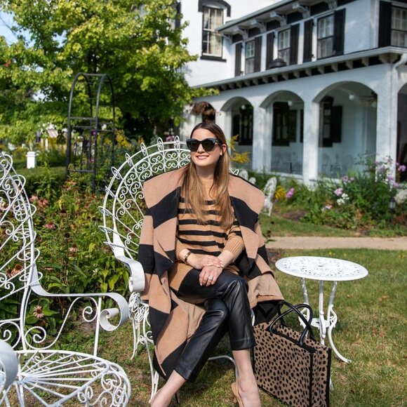 ANN TAYLOR FAUX LEATHER PANTS BLACK SIZE 4 - Picture 16 of 16